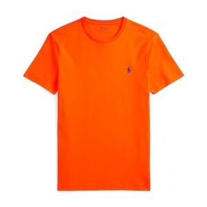 POLO RALPH LAUREN
CUSTOM SLIM FIT JERSEY CREWNECK T-SHIRT